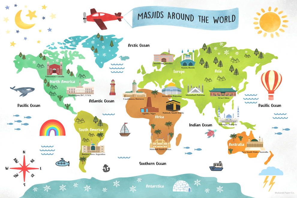 Masjid around the world (Puzzles)