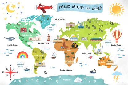 Masjid around the world (Puzzles)