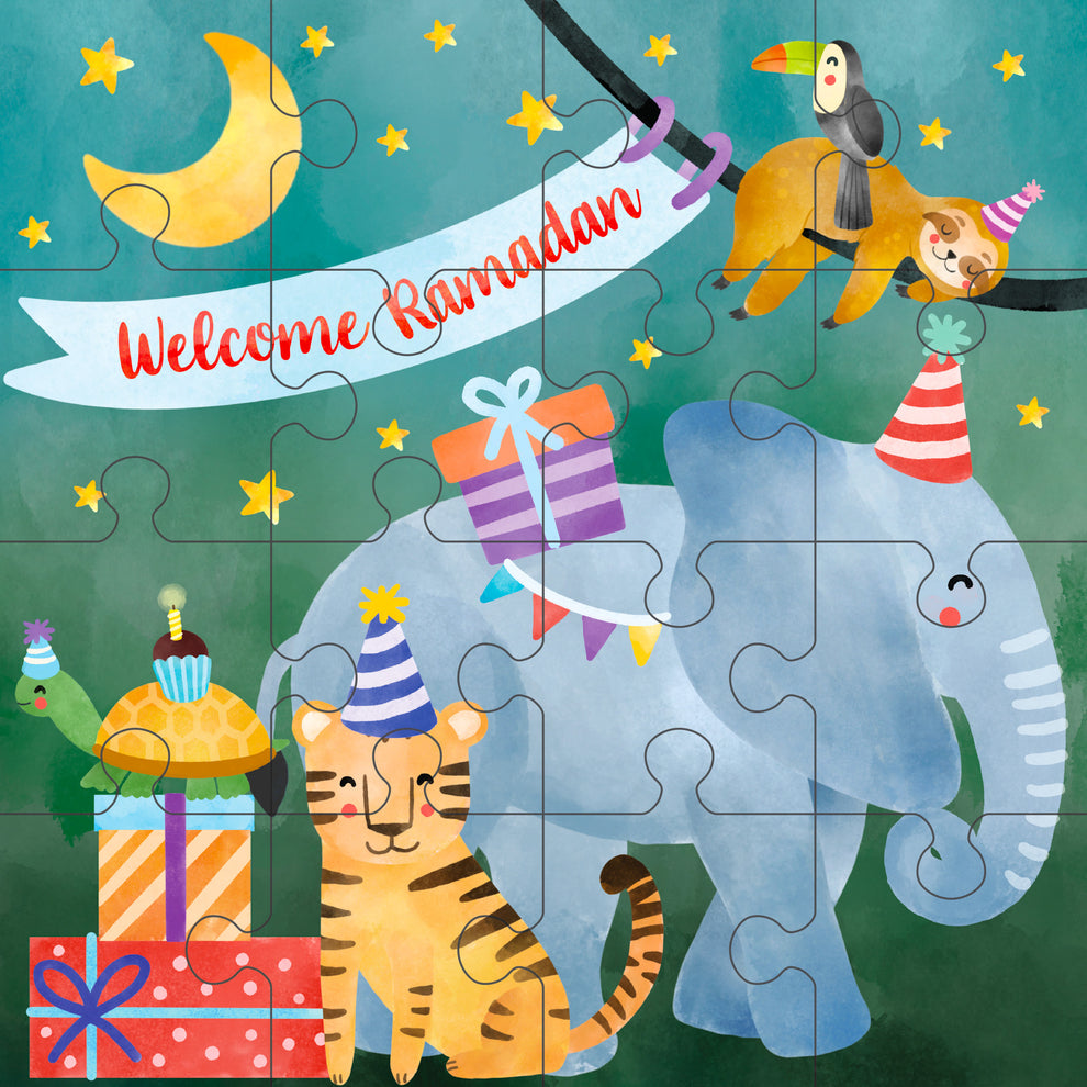Ramadan Puzzles Pouch